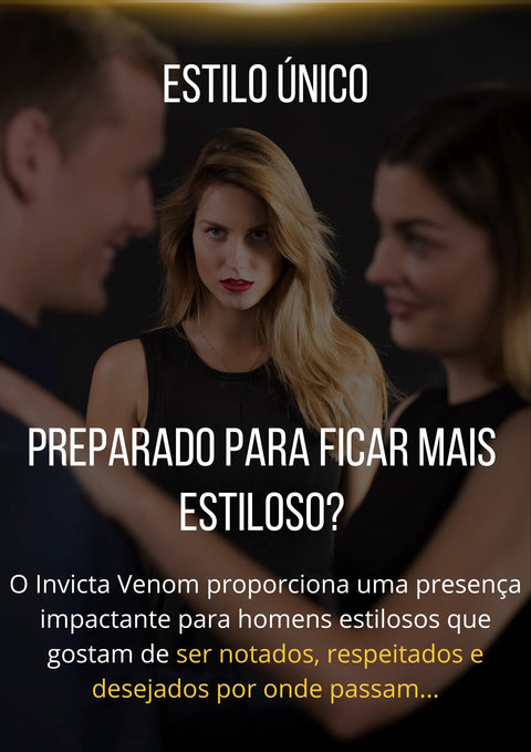 Relógio masculino Invicta Venom Banhado a Ouro 18K