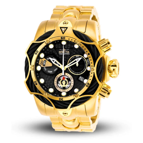Relógio masculino Invicta Venom Banhado a Ouro 18K