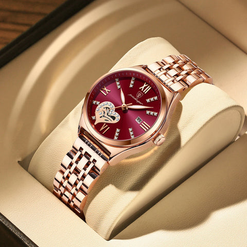 Relogio Feminino POEDAGAR Luxo Original