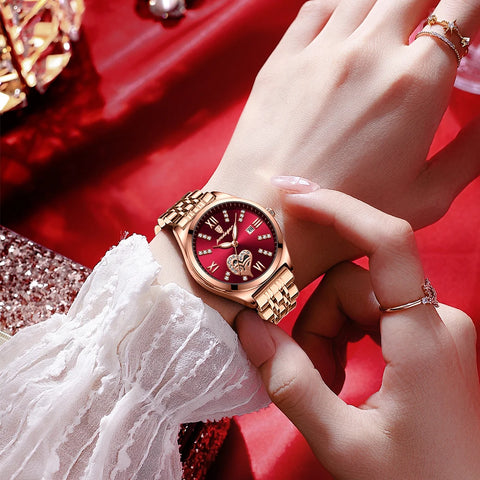Relogio Feminino POEDAGAR Luxo Original